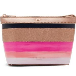Ted Baker Marina Mosaic Striped Cosmetic Bag